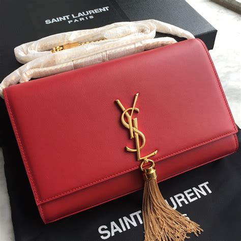 ysl red bag strap|ysl bags red color.